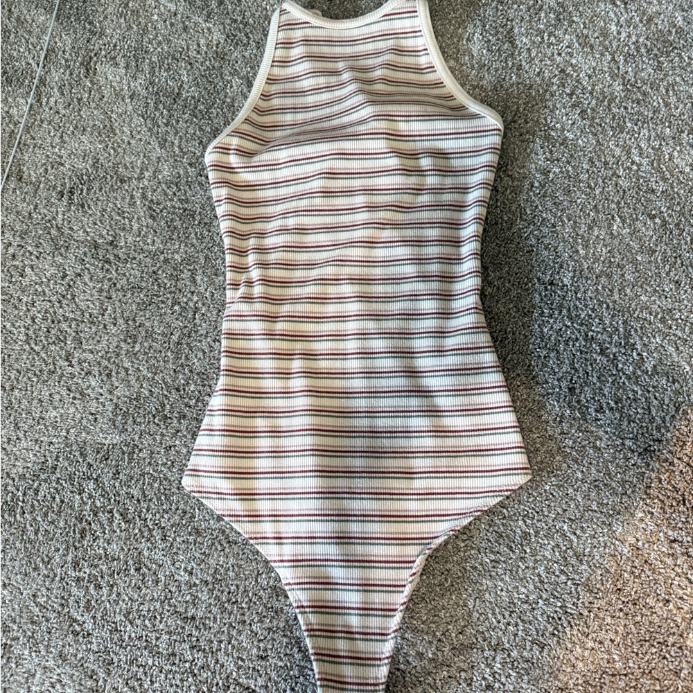 Striped Bodysuit